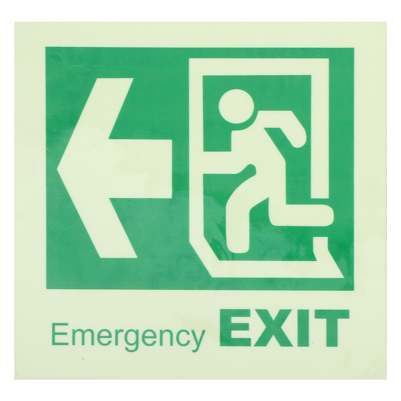 Emergency Exit Sign - ملصق إشارة خروج الطوارئ ذاتي اللصق
