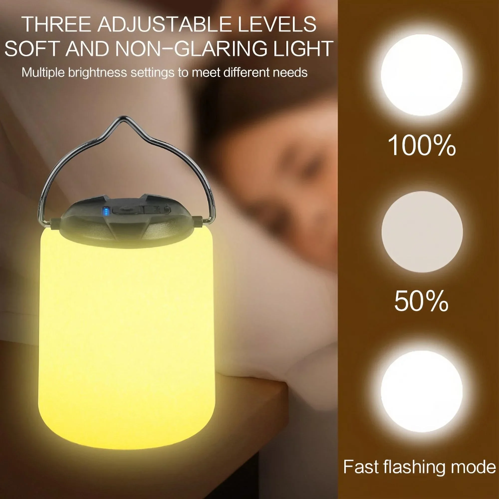 Power Outage Light - مصباح تخييم LED خارجي قابل للشحن