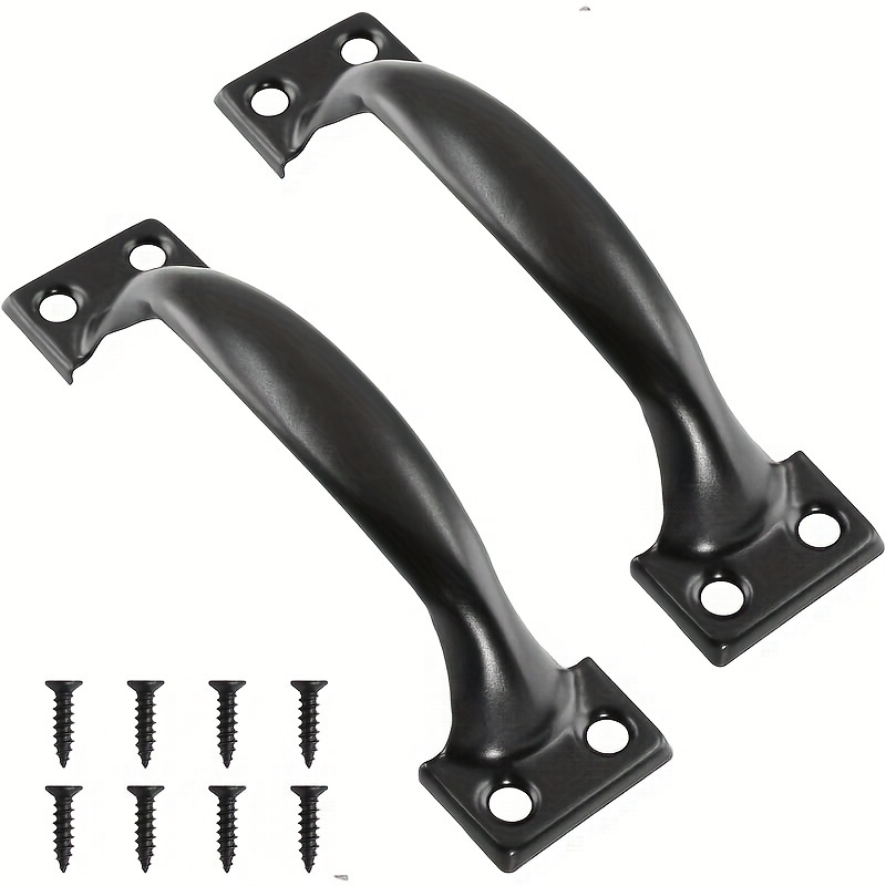 Window Lock Bar - قطعتان من مقابض الأثاث الحديدية مع