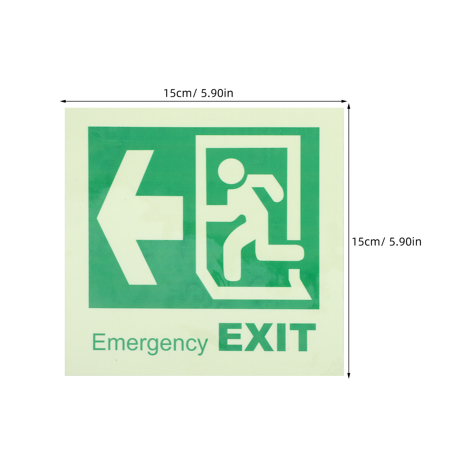 ملصق إشارة خروج الطوارئ ذاتي ا - مراجعة Emergency Exit Sign وسعره